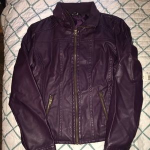 Faux Leather Jacket